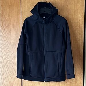 Old Navy Active Go Dry XL 14 16 Full Zip LIGHTWEIGHT Black Pocket Hoodie VGUC